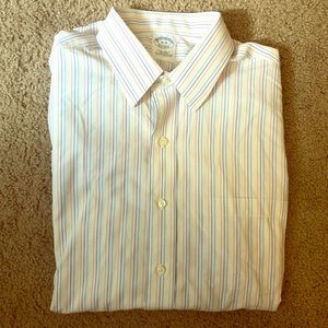 Brooks Brothers Striped Button-Down. Size 16/36